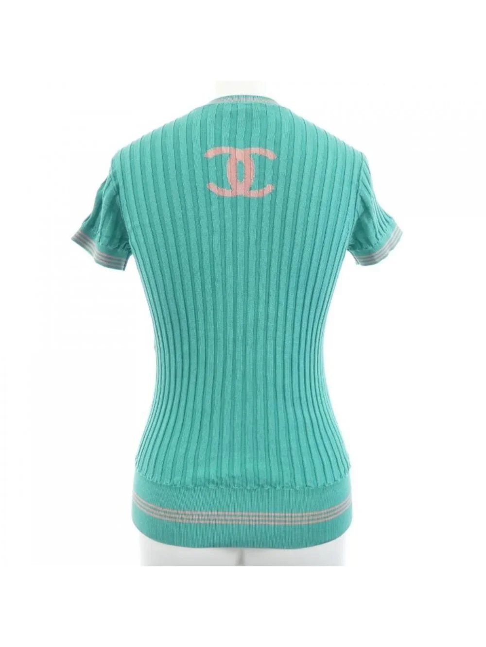 Chanel Knit Sweater Green